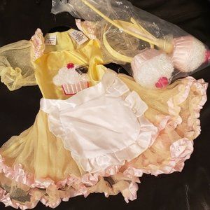 Authentic Kids Cupcake Princess Girls Costume-2T